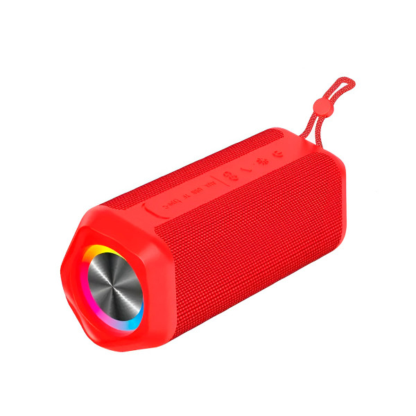 Caixa de Som Bluetooth Portátil LED RGB Resistente à Água