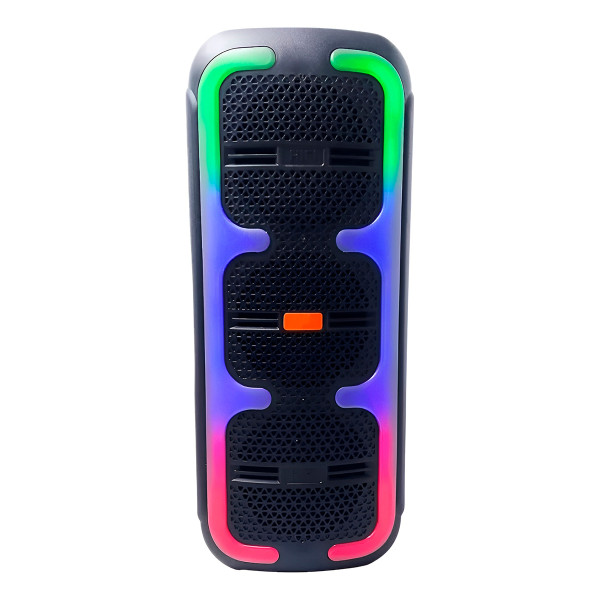 Caixa de Som RGB LED Recarregável Bluetooth Funç...