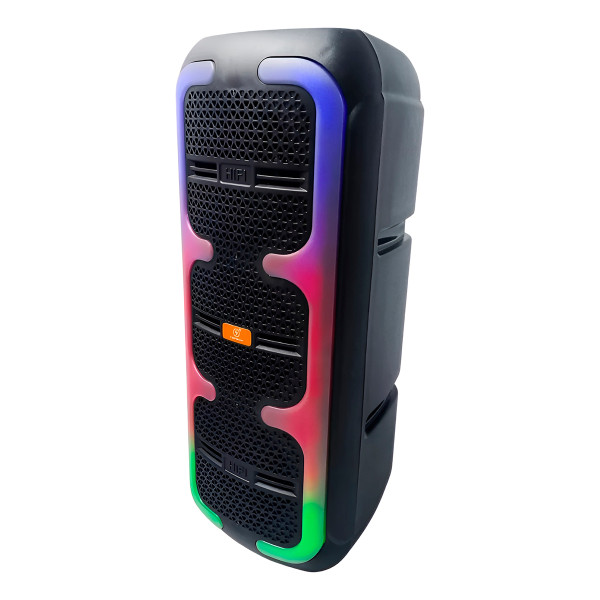 Caixa de Som RGB LED Recarregável Bluetooth Funções