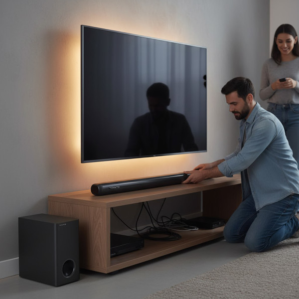Caixa Soundbar Bluetooth Subwoofer 3.1 180W Bivolt