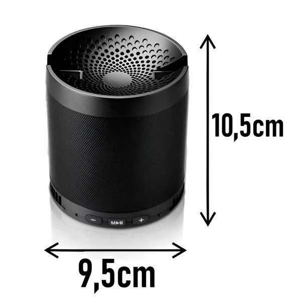 Caixinha de Som Bluetooth Q3 Portátil Mp3 FM/AM Suporte