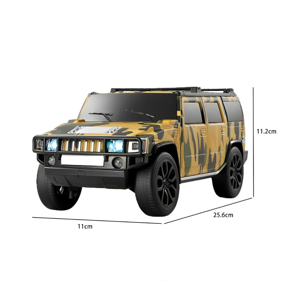 Caixinha de Som Formato Carro Off-Road Bluetooth USB