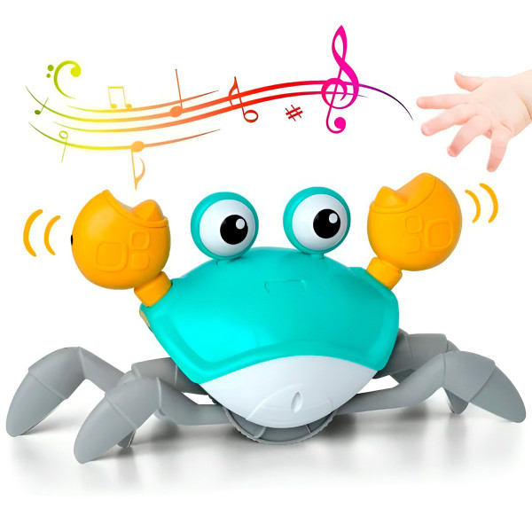 Caranguejo Fujão Brinquedo Bebê Infantil Musica ...