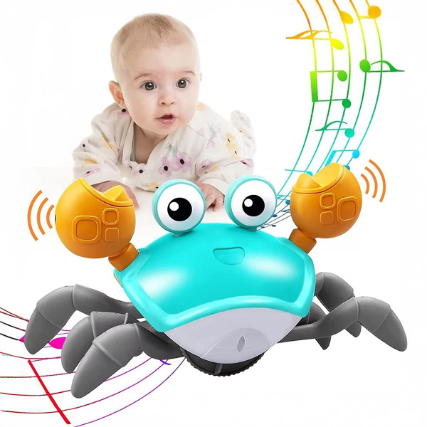 Caranguejo Fujão Brinquedo Bebê Infantil Musica Diversão