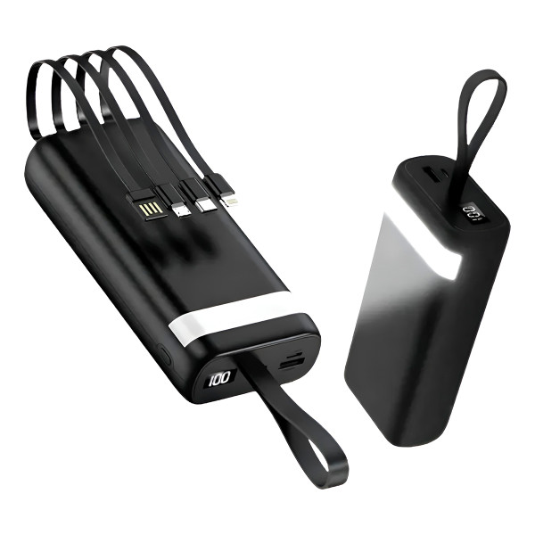 Carregador Portátil 2000mAh Sem Fio Power Bank La...