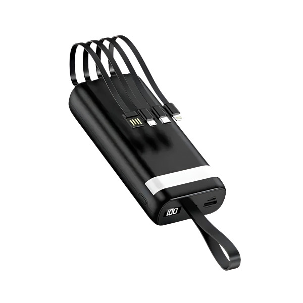Carregador Portátil 2000mAh Sem Fio Power Bank Lanterna