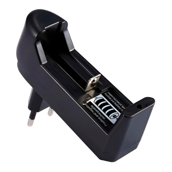 Carregador Universal de Bateria Pilha Regulável Bivolt Preto