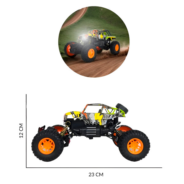 Carrinho Off Road Controle Remoto Aventura A Pilha