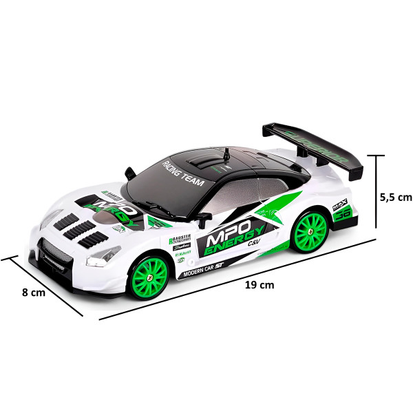 Carro Drift Controle Remoto Aventura Corrida Tração