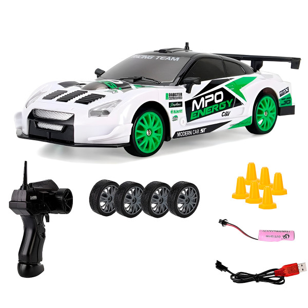 Carro Drift Controle Remoto Aventura Corrida Tração