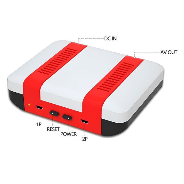 Clássico Vídeo Game Retrô 620 Jogos 2 Controles Brincadeira Clássico Vídeo Game Retrô 620 Jogos 2 Controles Brincadeira