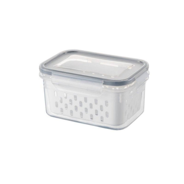 Conjunto 3 Potes Herméticos Com Cesto - Branca