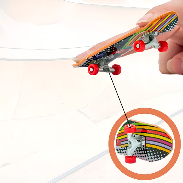 Conjunto 5 Skates de Dedo Fingerboards Brinquedo Radical