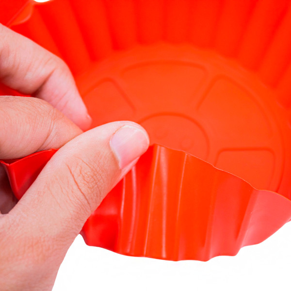 Conjunto 6 Formas Silicone Reutilizável Micro-ondas