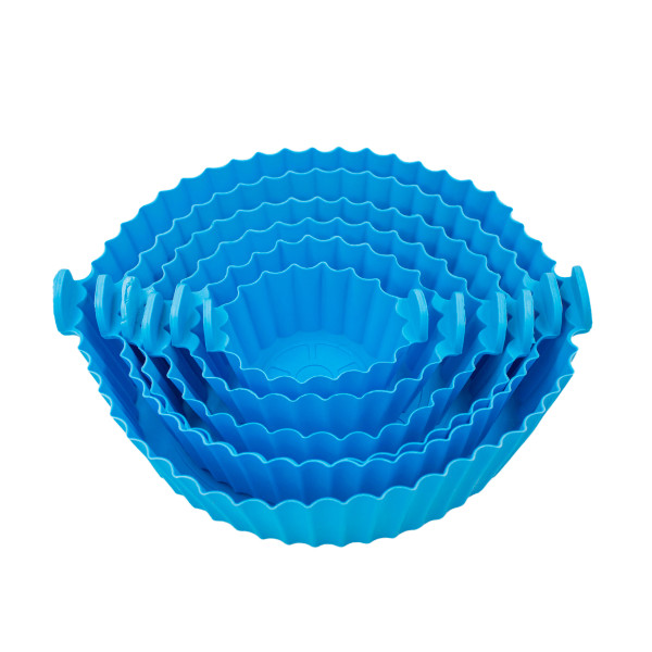Conjunto 6 Formas Silicone Reutilizável Micro-ondas