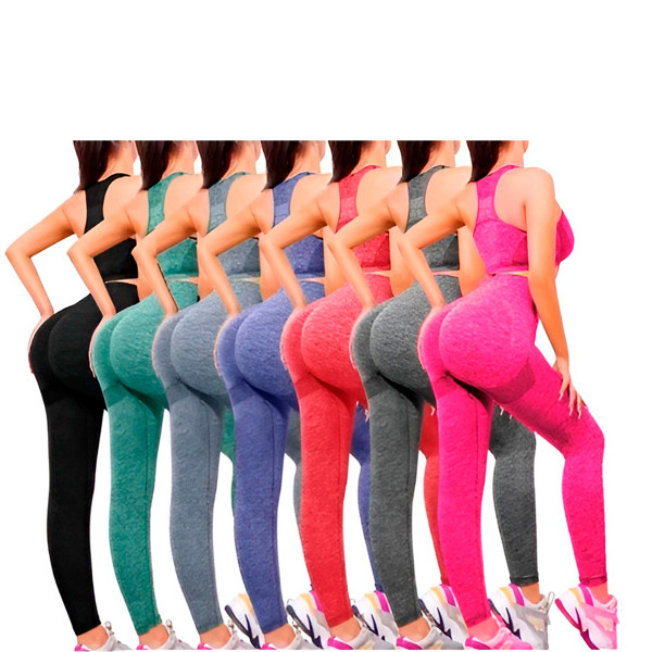 Conjunto Fitness Feminino Modelador Cintura Alta +...