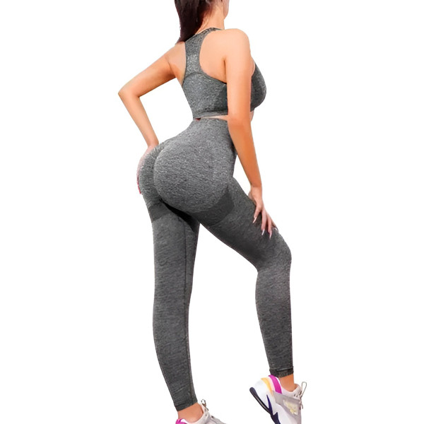 Conjunto Fitness Feminino Modelador Cintura Alta + Levanta Bumbum