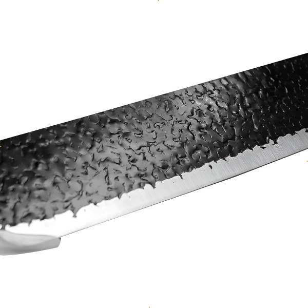 Conjunto Facas Utensílios 6 Peças Aço Inox Preto Craquelado