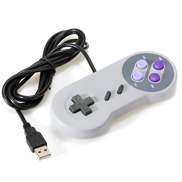 Controle Retrô Joystick USB Computador Tv Video Game