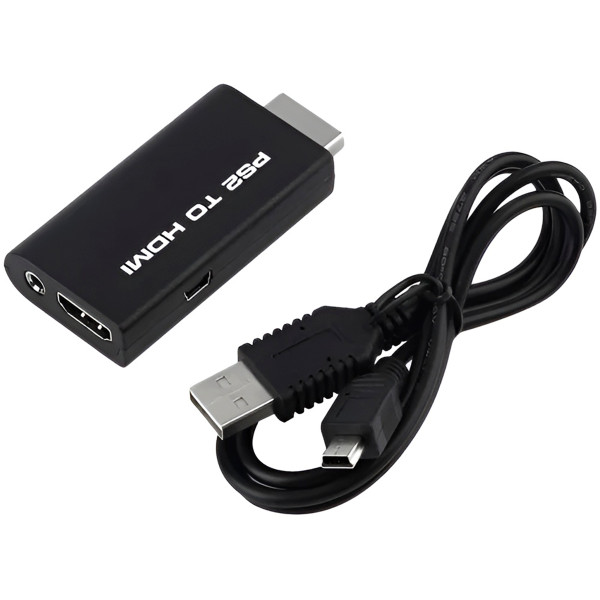 Conversor PS2 para HDMI com Áudio e Vídeo