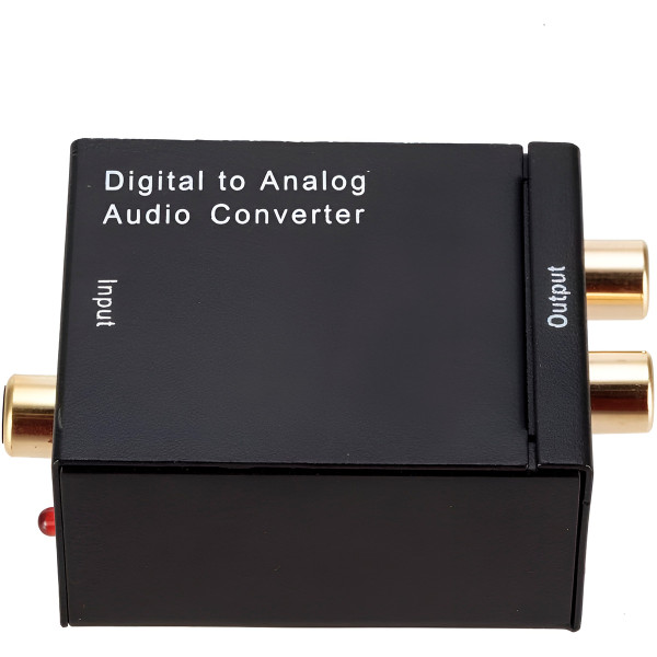 Conversor Óptico Coaxial Digital Áudio RCA Anal�...
