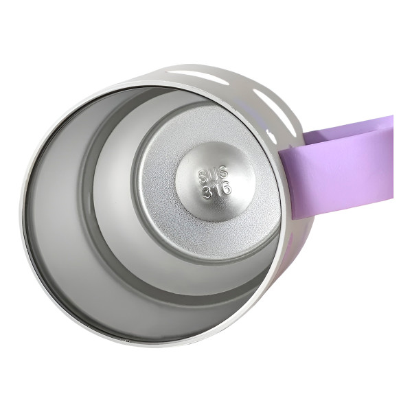 Copo Térmico 900ml Divertido Canudo Aço Inox Colorido