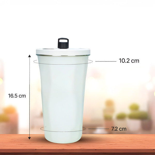 Copo Térmico Aço Inox 600ml com Canudo Água Café Suco