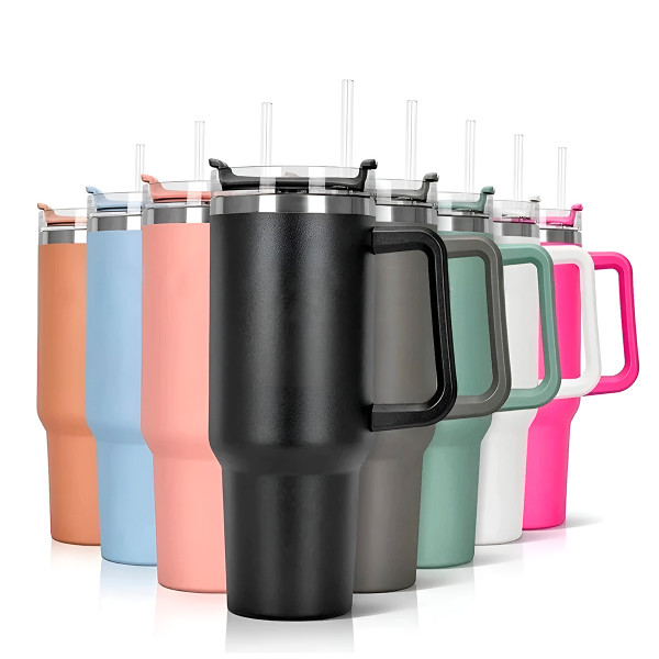 Copo Térmico Estilo Quencher 1200ml Inox Portáti...