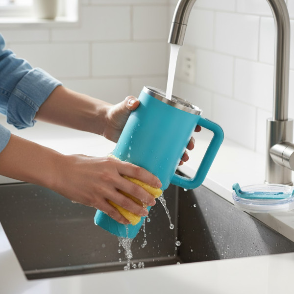 Copo Térmico Estilo Quencher 1200ml Inox Portátil Canudo