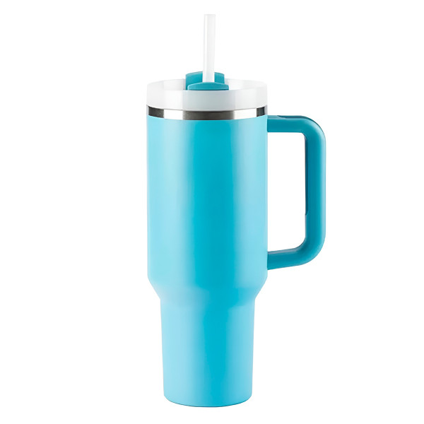 Copo Térmico Estilo Quencher 1200ml Inox Portátil Canudo
