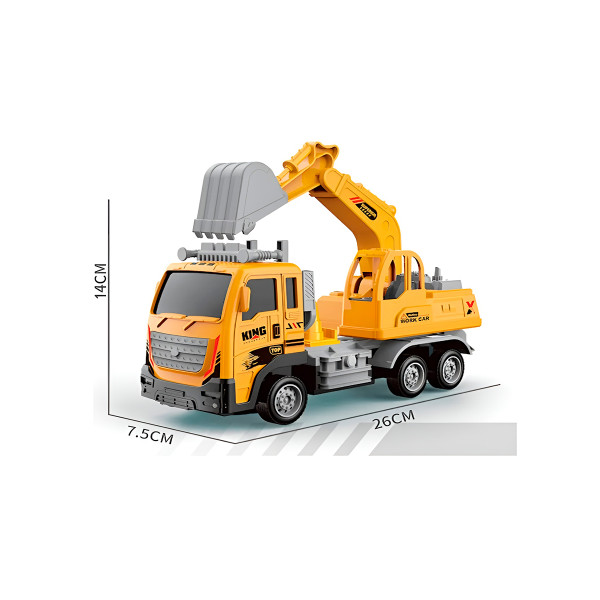 Escavadeira Controle Remoto Carrinho Diversão Escavação