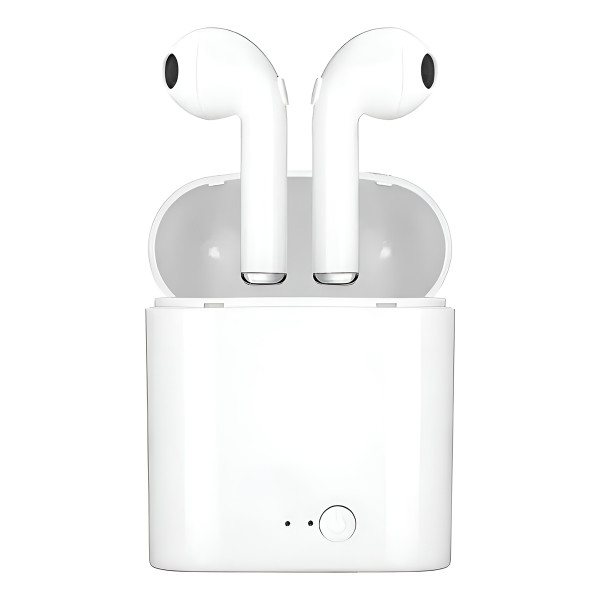 Fone de Ouvido Sem Fio Mini Bluetooth Branco Áudi...