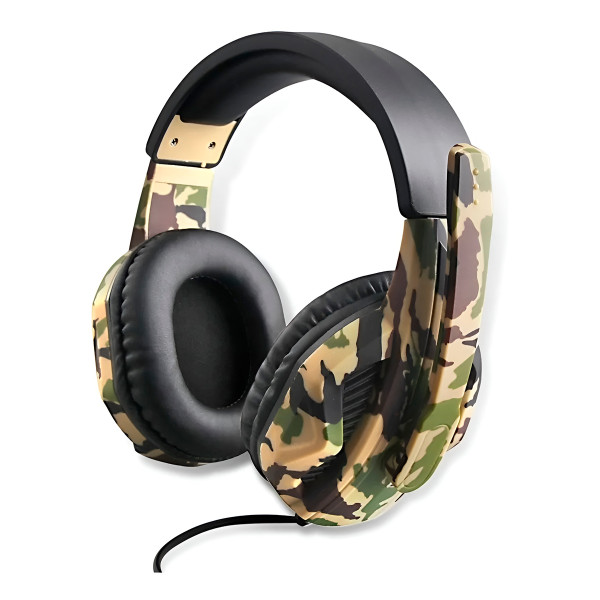 Headset Camuflado Fone de Ouvido Gamer Microfone c...