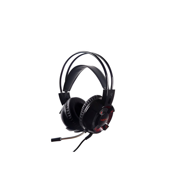 Headset Gamer Fone com Fio Over Ear Preto LED Gami...