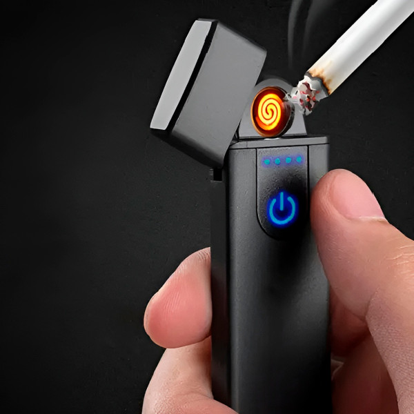 Isqueiro Inteligente Elétrico Recarregável USB Touch