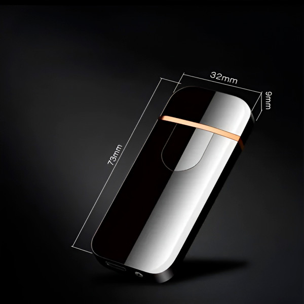 Isqueiro Inteligente Elétrico Recarregável USB Touch