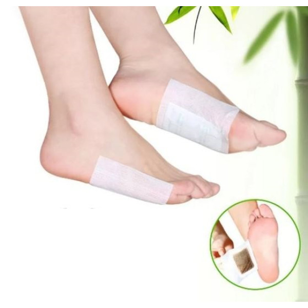 Kit 10 Adesivos Eliminador de Toxinas Detox Natura...