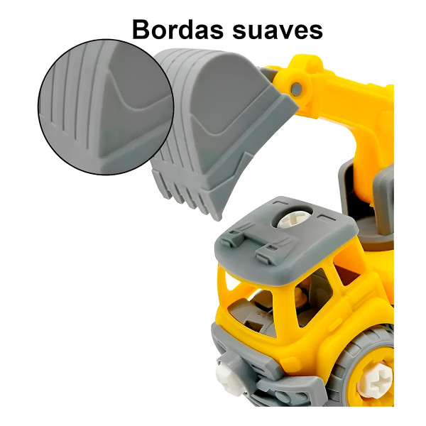 Kit 5 Carrinhos Montáveis Transformar Monta Desmonta Brinquedo