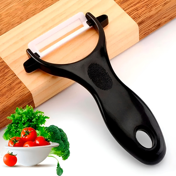 Kit Cozinha 3 Peças Tesoura Descascador Abridor Utensílios