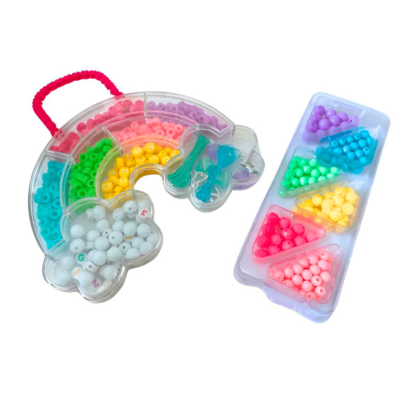 Kit Maleta Miçangas Bijuterias Pulseiras Coloridas