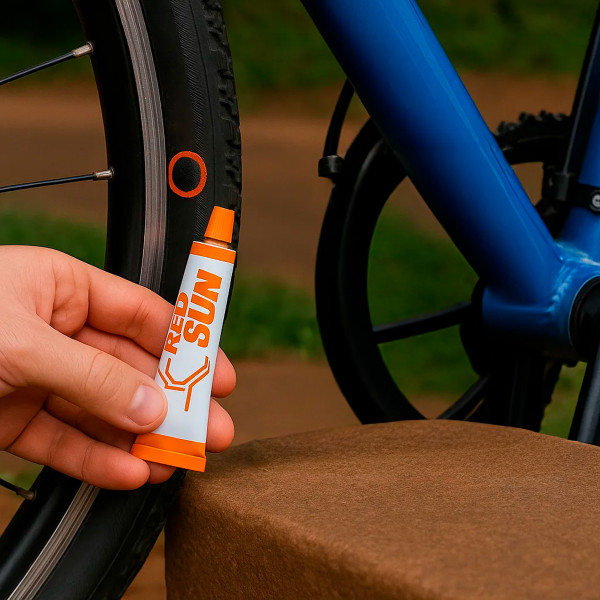 Kit Reparo Pneu Bicicleta Carrinho Remendo 8 Peças