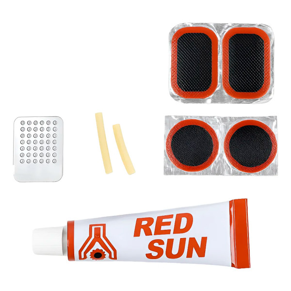 Kit Reparo Pneu Bicicleta Carrinho Remendo 8 Peças