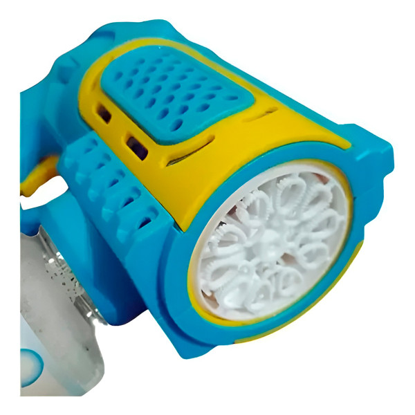 Lança Bolhas de Sabão LED Automático Brinquedo Azul