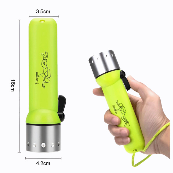 Lanterna Aquática Profissional Impermeável LED Mergulho