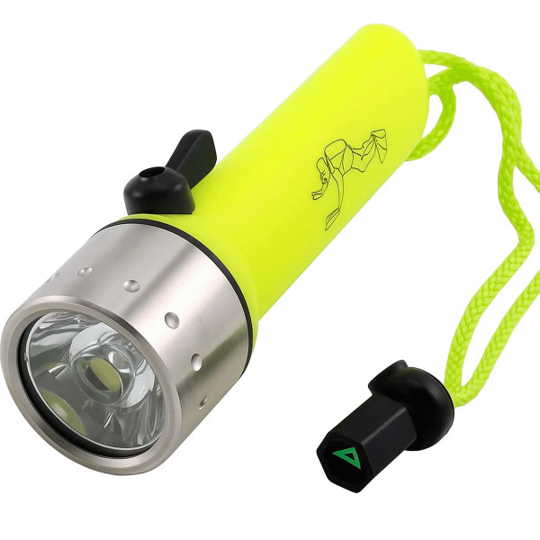 Lanterna Aquática Profissional Impermeável LED Mergulho