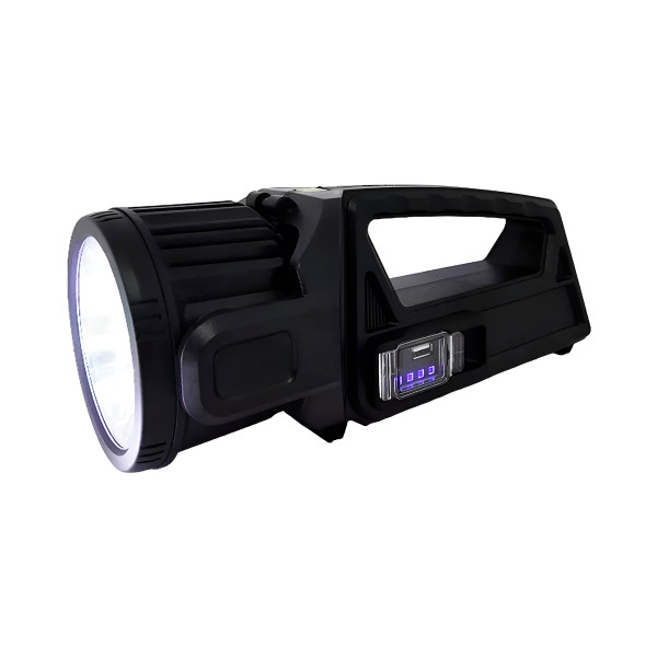 Lanterna Flashlight LED Recarregável Painel Solar...