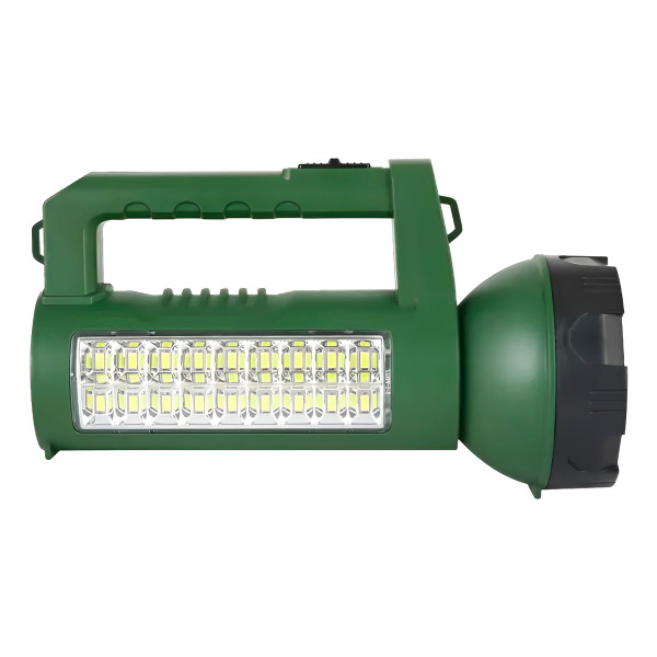 Lanterna Holofote Recarregável 2 em 1 LED Emergê...