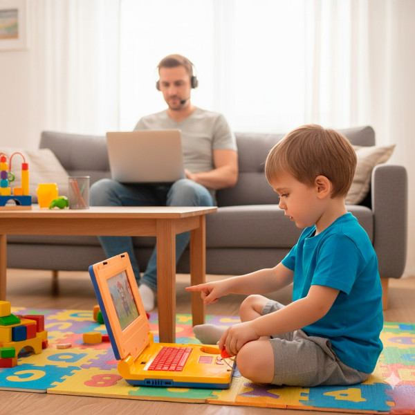 Laptop Infantil Brinquedo Educativo Divertido Musical