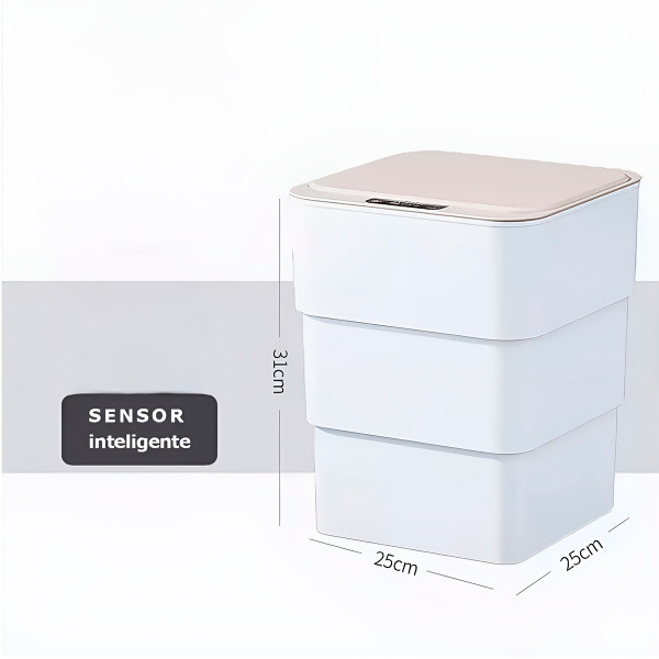 Lixeira Automática Inteligente Com Sensor 18 Litros