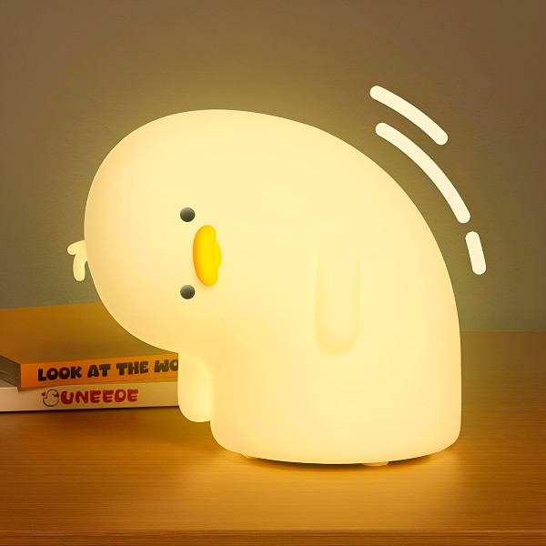 Luminária Infantil Patinho Torto LED de Silicone